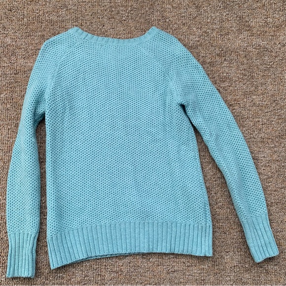 Merona Knit Light Teal Sweater Size X-Small - Picture 2 of 8